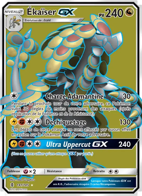 Carte Pokémon Ékaïser GX #141 — Gardiens Ascendants