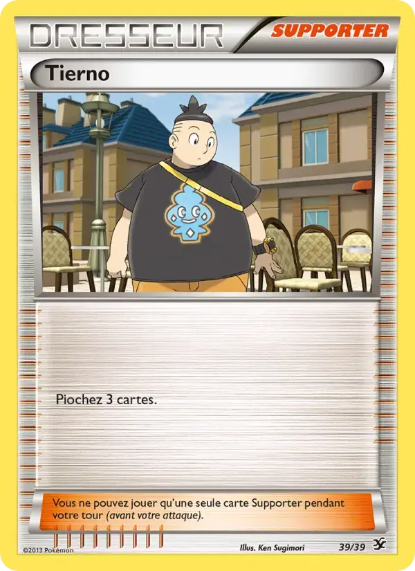 Carte Pokémon Tierno #39 — Bienvenue à Kalos