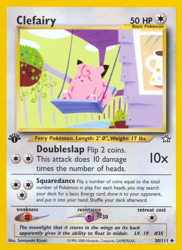 Clefairy #30 — Neo Genesis