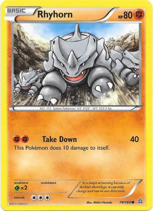 Rhyhorn #8 — 2015 McDonald's Collection