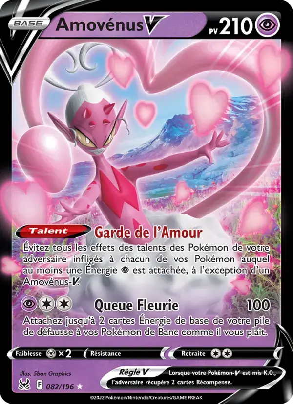 Carte Pokémon Amovénus V #082 — Origine Perdue