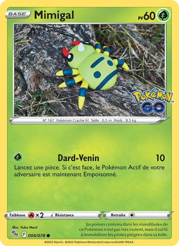 Carte Pokémon Mimigal #006 — Pokémon GO