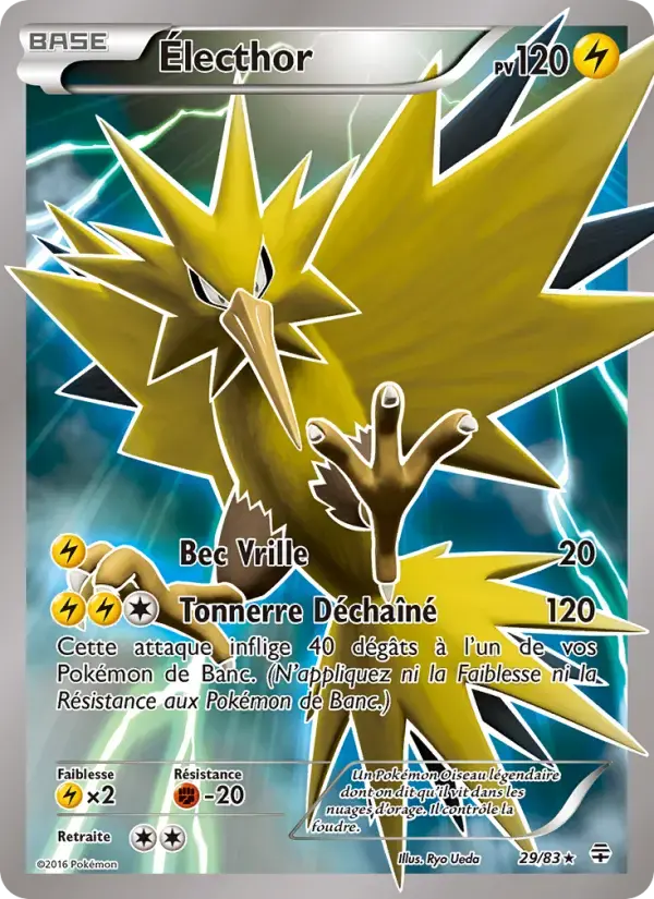 Carte Pokémon Électhor #29 — Générations