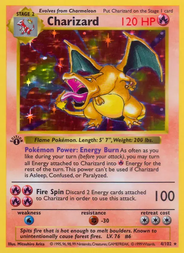 Charizard #4 — Base Set