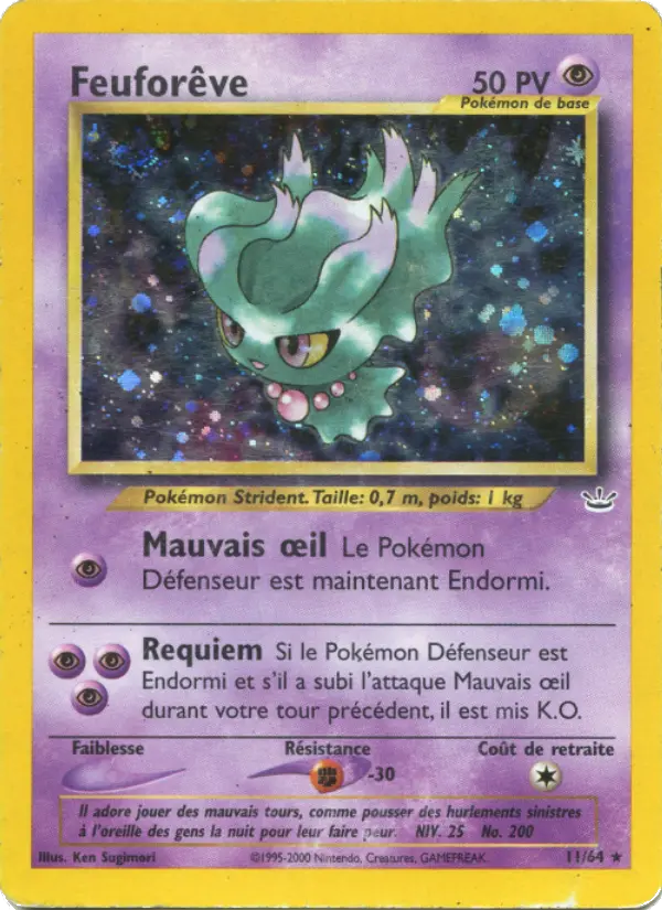 Carte Pokémon Feuforêve #11 — Neo Revelation
