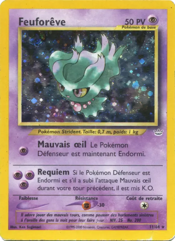 Carte Pokémon Feuforêve #11 — Neo Revelation
