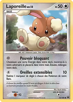Carte Pokémon Laporeille #53 — Aube Majestueuse