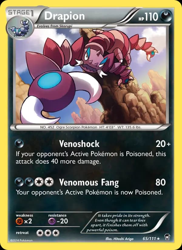 Drapion #65 — Furious Fists