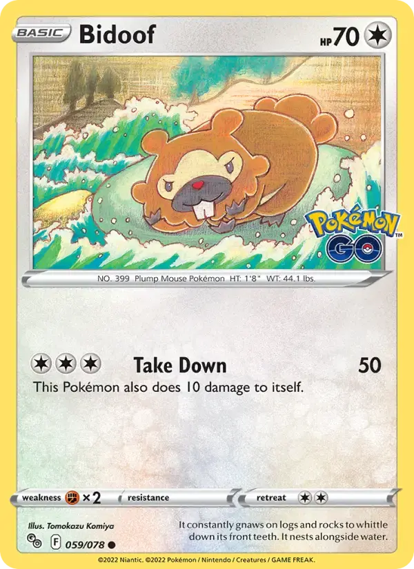 Bidoof #059 — Pokémon GO