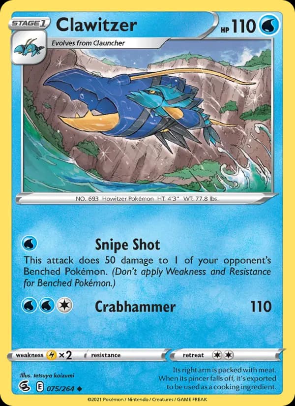 Clawitzer #75 — Fusion Strike