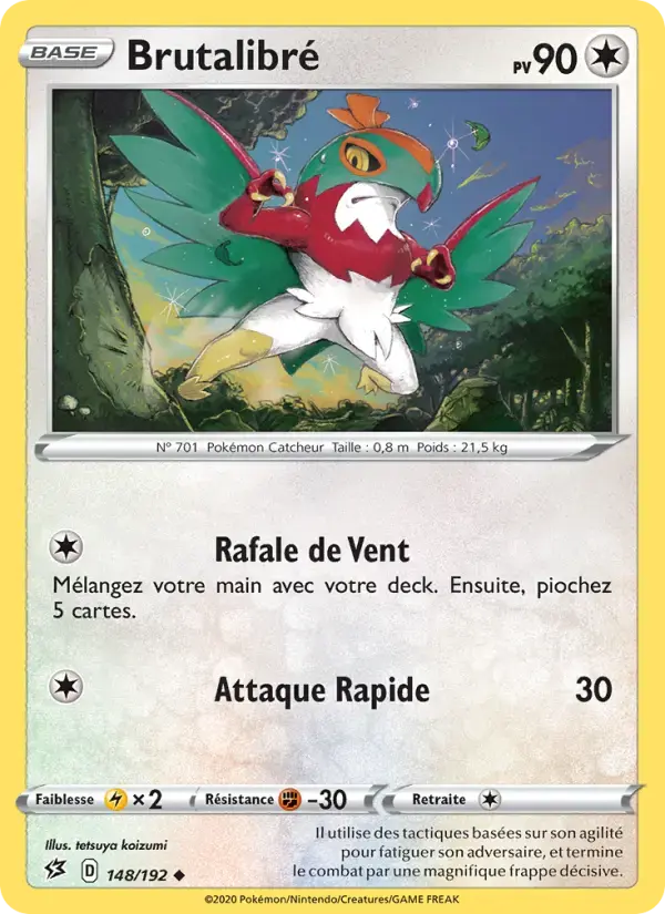 Carte Pokémon Brutalibré #148 — Clash des Rebelles