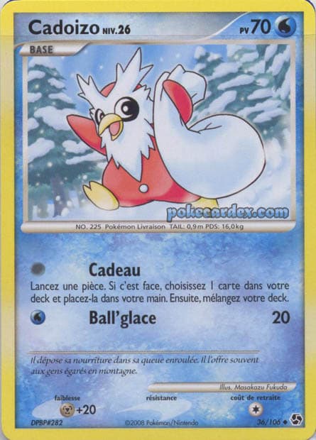 Carte Pokémon Cadoizo #36 — Grands Envols