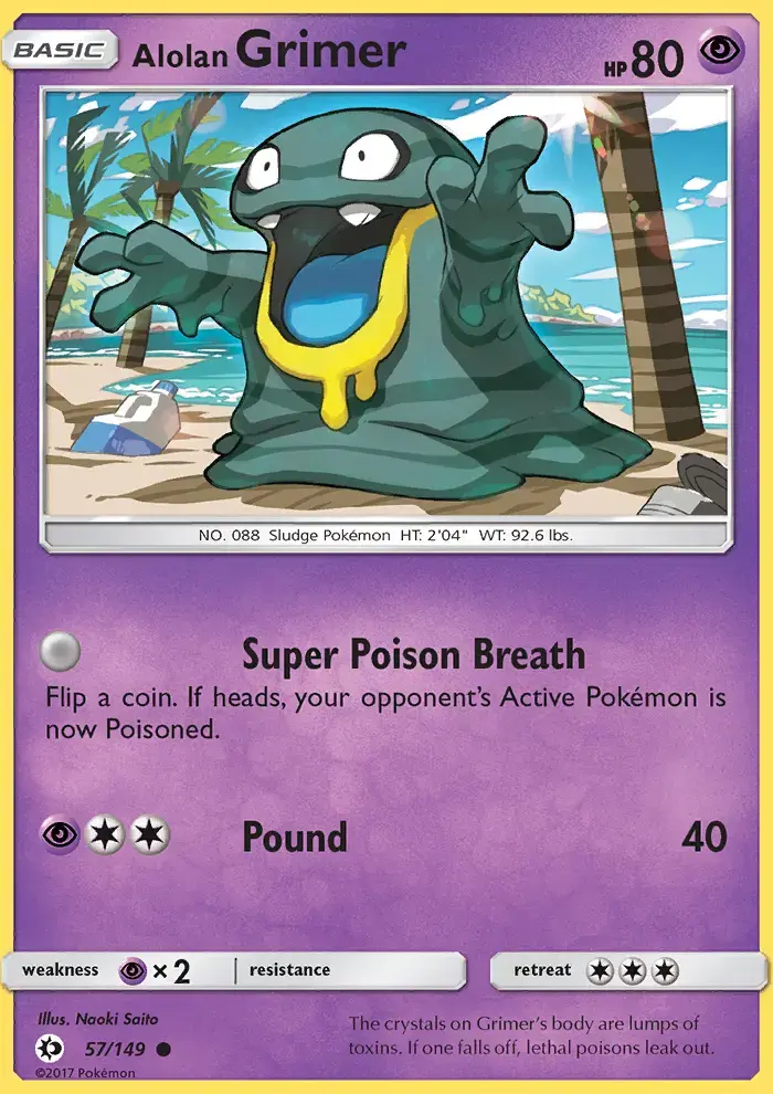 Alolan Grimer #57 — Sun & Moon