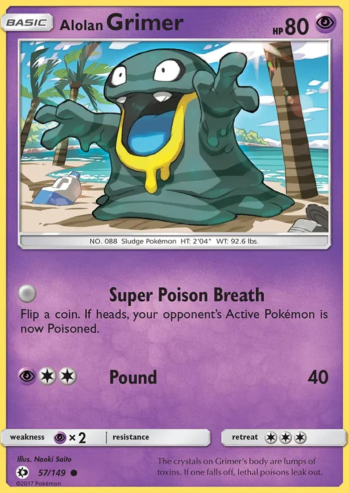 Alolan Grimer #57 — Sun & Moon