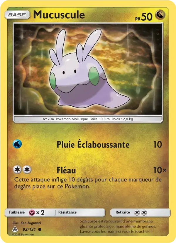 Carte Pokémon Mucuscule #92 — Lumière Interdite