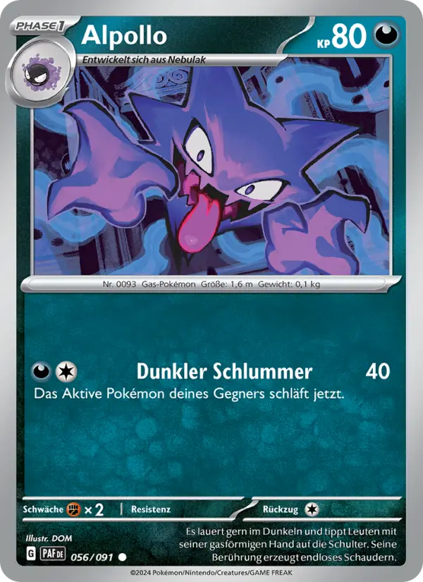 Carte Pokémon Spectrum #056 — Destinées de Paldea