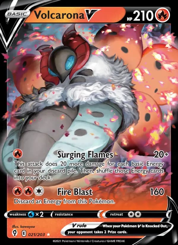 Volcarona V #21 — Evolving Skies