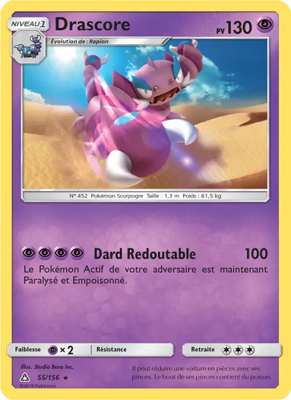Carte Pokémon Drascore #55 — Ultra-Prisme