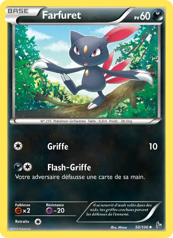 Carte Pokémon Farfuret #50 — Étincelles