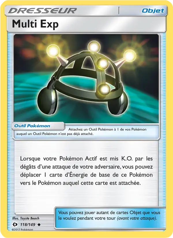 Carte Pokémon Multi Exp #118 — Soleil et Lune