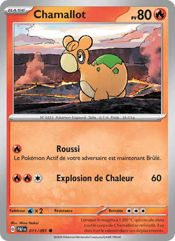 Carte Pokémon Chamallot #011 — Destinées de Paldea