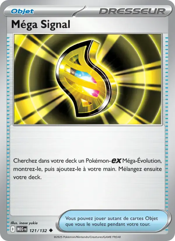 Carte Pokémon Méga Signal #121 — Méga-Évolution