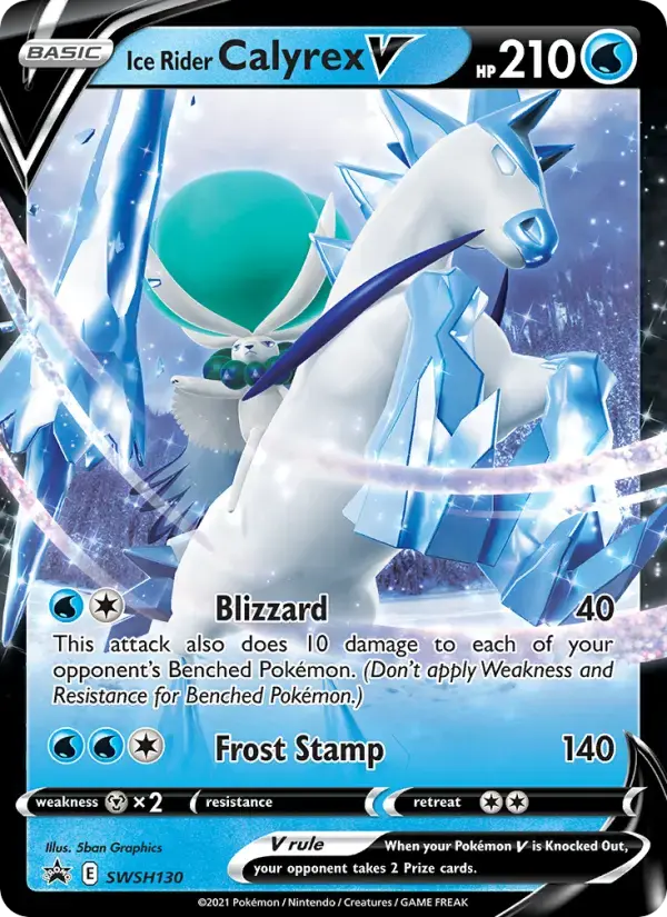 Ice Rider Calyrex V #SWSH130 — Sword & Shield Promos