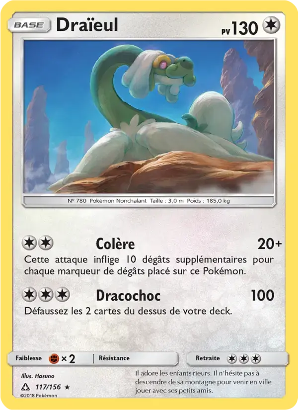 Carte Pokémon Draïeul #117 — Ultra-Prisme