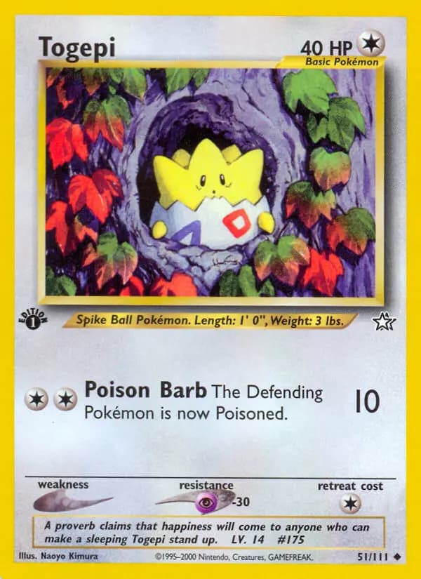 Togepi #51 — Neo Genesis