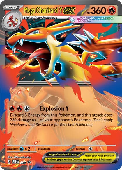 Carte Pokémon Méga-Dracaufeu Y-ex #030 — Promos Méga-Évolution
