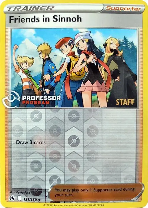 Friends in Sinnoh #131 — Professor Program Promos