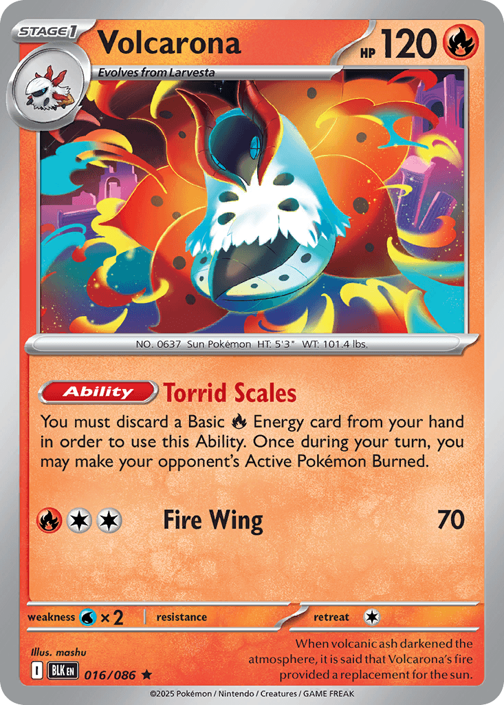 Carte Pokémon Pyrax #016 — Foudre Noire