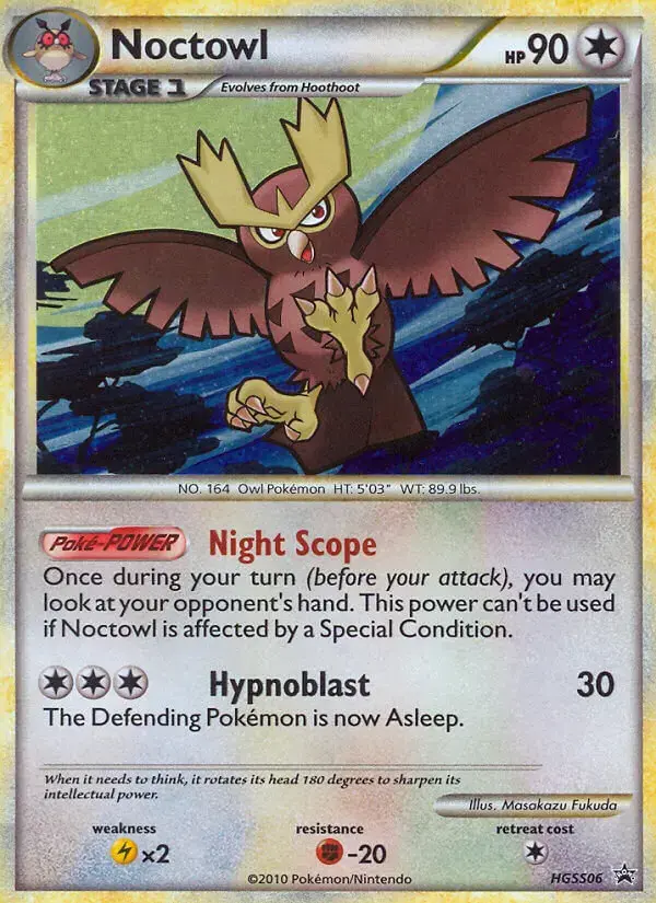Carte Pokémon Noctowl #HGSS06 — Promos HeartGold SoulSilver