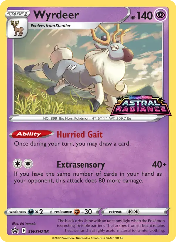 Wyrdeer #SWSH206 — Sword & Shield Promos