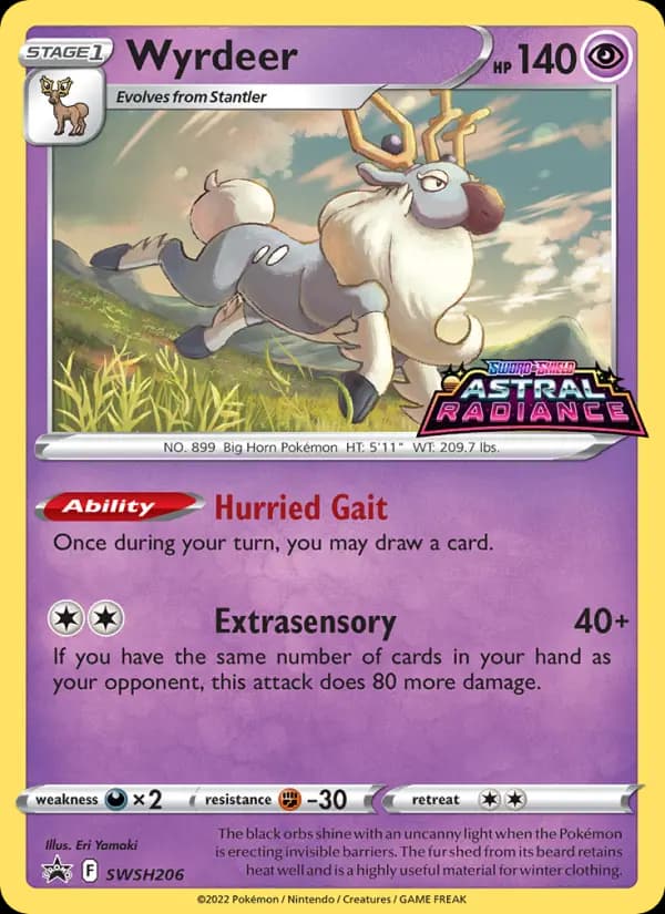 Wyrdeer #SWSH206 — Sword & Shield Promos