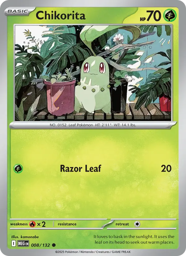 Carte Pokémon Germignon #008 — Méga-Évolution