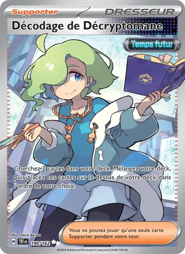 Carte Pokémon Décodage de Décryptomane #198 — Forces Temporelles