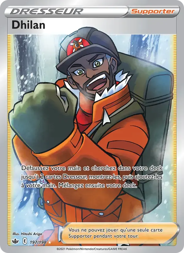 Carte Pokémon Dhilan #197 — Règne de Glace