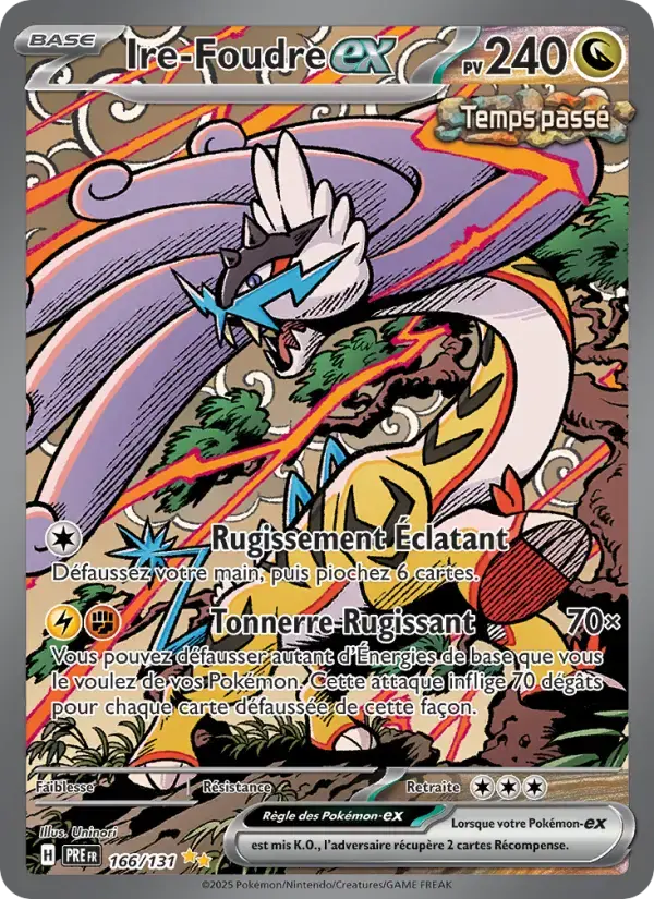 Carte Pokémon Ire-Foudre-ex #166 — Évolutions Prismatiques