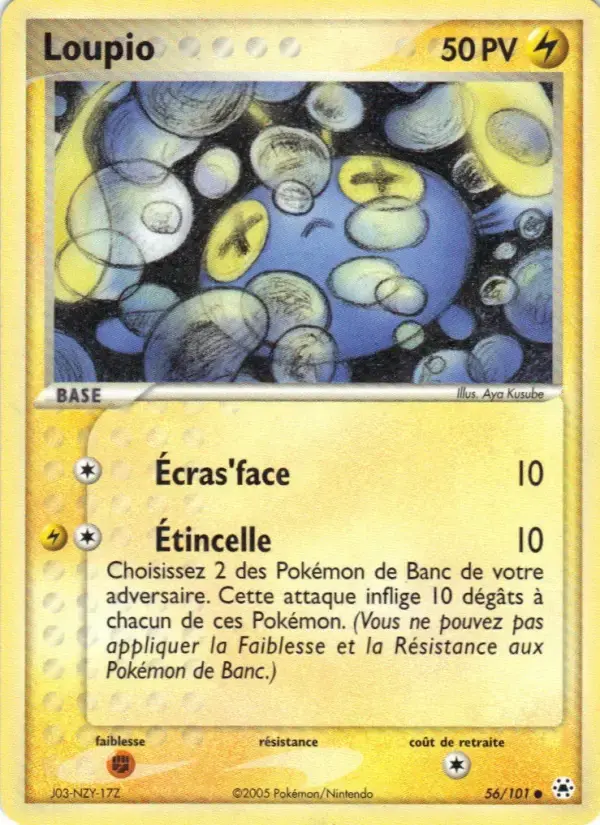 Carte Pokémon Loupio #56 — Légendes Oubliées