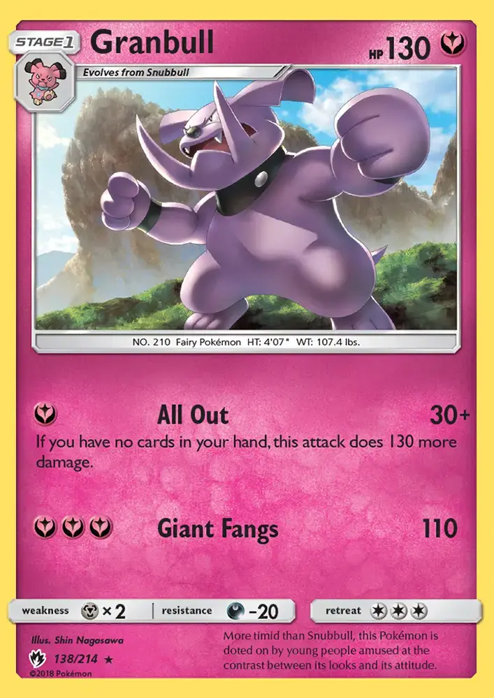 Granbull #138 — Lost Thunder