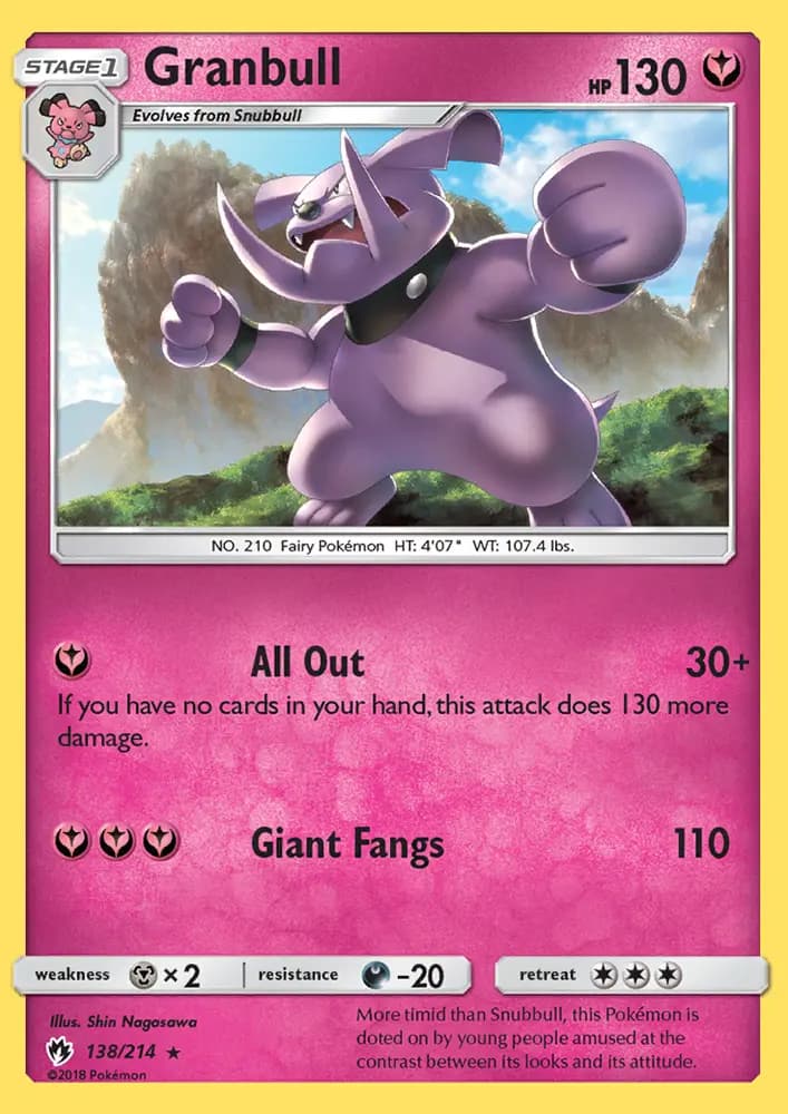 Granbull #138 — Lost Thunder