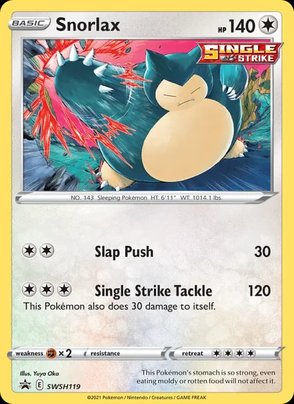 Snorlax #SWSH119 — Sword & Shield Promos