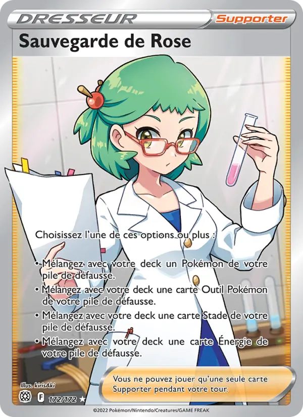 Carte Pokémon Sauvegarde de Rose #172 — Stars Étincelantes