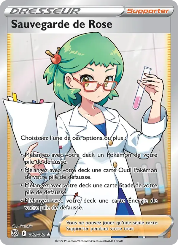 Carte Pokémon Sauvegarde de Rose #172 — Stars Étincelantes