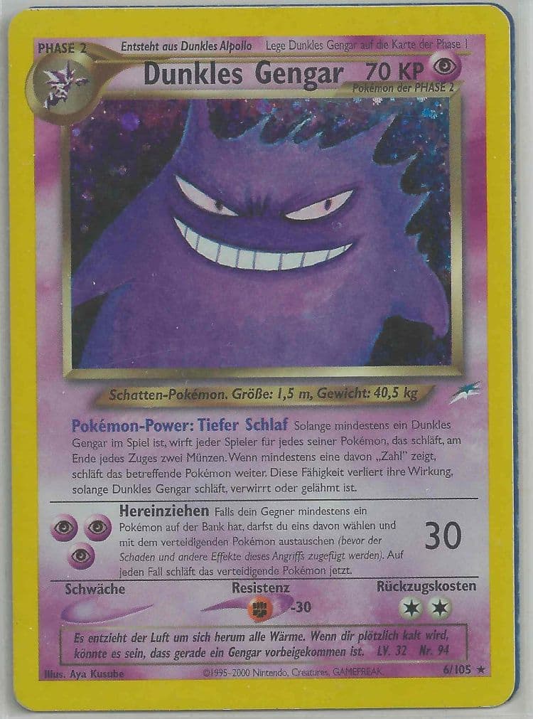 Carte Pokémon Ectoplasma obscur #6 — Neo Destiny