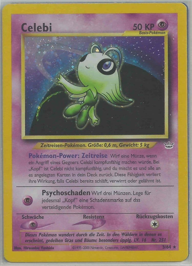 Carte Pokémon Celebi #3 — Neo Revelation