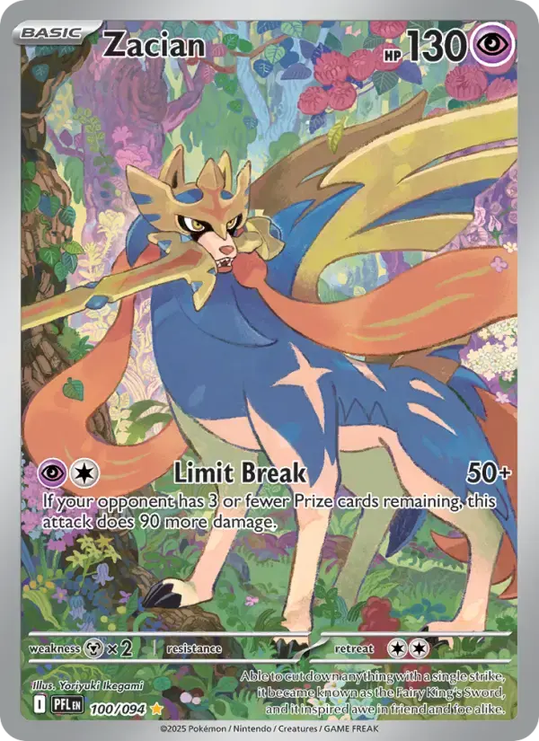 Zacian #100 — Phantasmal Flames
