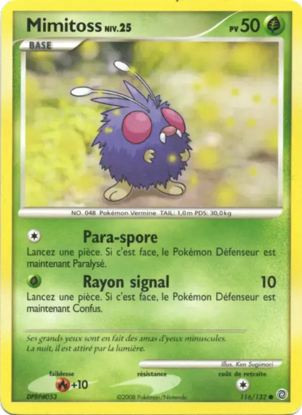 Carte Pokémon Mimitoss #116 — Merveilles Secrètes