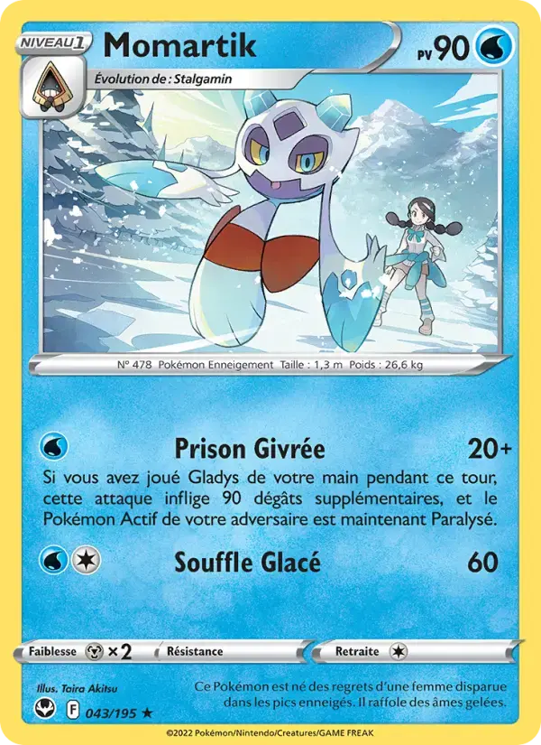 Carte Pokémon Momartik #043 — Tempête Argentée